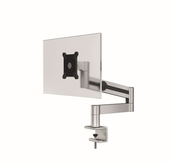 Support d'écran DURABLE avec bras pour 1 écran, pince de table, argent, 508323