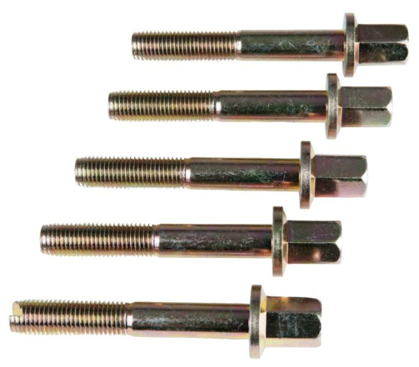 Vis d'extraction KS Tools avec collerette + rainure de nettoyage M12x1,5, lot de 5, 700.1482