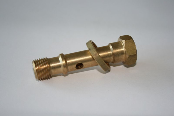 Support en laiton ELMAG pour clapet anti-retour (position 45+47) pour modèle ECU, 9010300