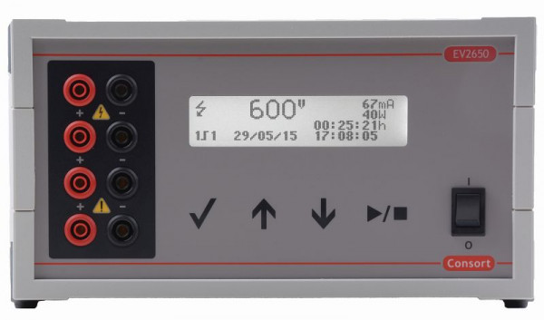 Alimentation électrophorèse Consort EV2650, 600V, 500MA, 150W, EV2650