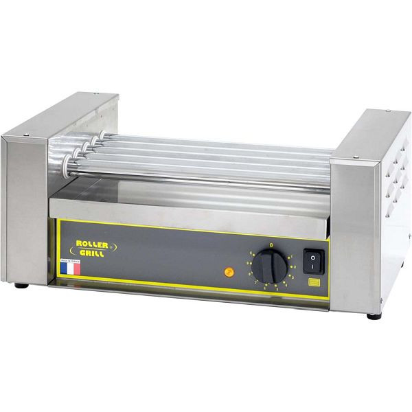 ROLLER GRILL Grill à hot dog, 5 rouleaux, dimensions 545 x 320 x 240 mm (LxPxH), KE0901005