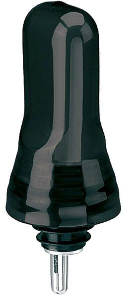 Capuchons anti-poussière APS, Ø 4 cm, hauteur : 8 cm, ABS, noir, lot de 2, 93161