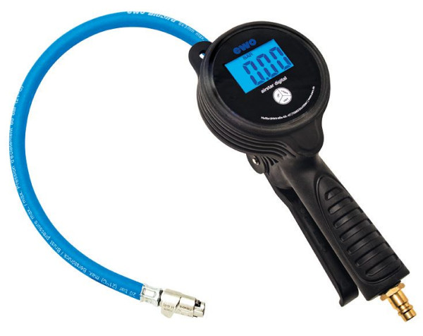 Gonfleur de pneus ELMAG PROFI avec bouchon à levier, modèle 80-EWO numérique, 0-12 bar « conforme », 41046