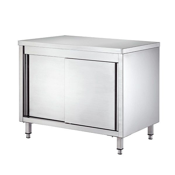 Armoire de travail Vaiotec EASYLINE 600 / 2 portes coulissantes, capacité de charge env. 150-200 kg, 140x60x85 cm, 10155