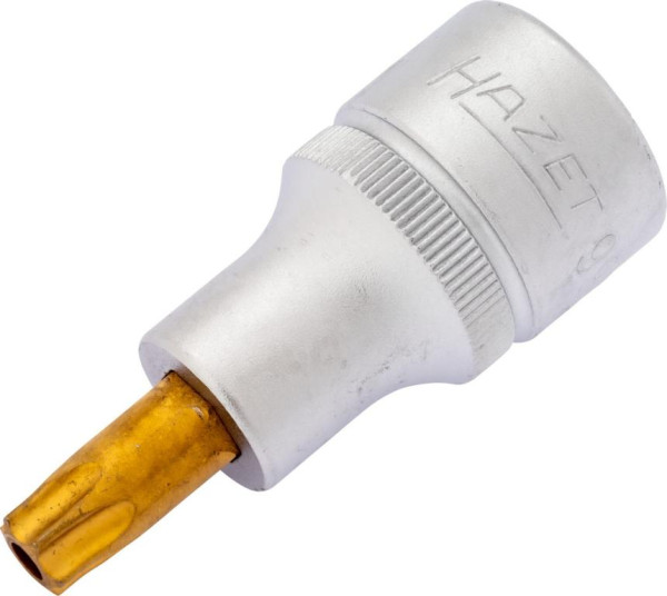 Douille tournevis Hazet TORX®, carré creux 12,5 mm (1/2 pouce), profil TORX® inviolable, T45H, 992-T45H