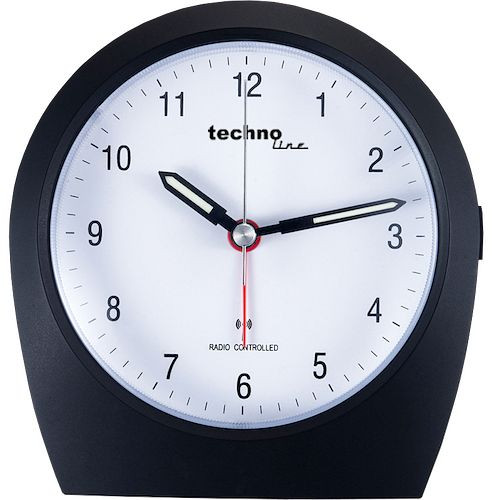 Radio-réveil Technoline, radio-réveil DCF-77, dimensions : 111 x 118 x 50 mm, WT 758