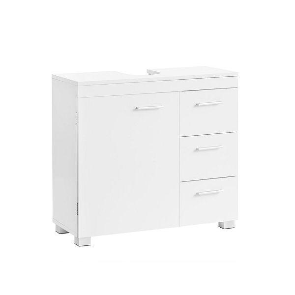 VASAGLE meuble sous lavabo avec tiroirs, BBK503W10