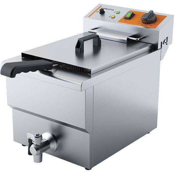 Friteuse Caterina, 8 litres, avec robinet de vidange 300x510x390 mm (LxPxH), 3 kW 230V, CA2203080