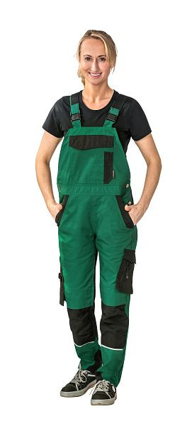 Salopette femme Planam Norit, vert/noir, taille 40, 6534040