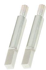 KS Tools adaptateur carré, 6 mm, lot de 2, chromé, 450.0185