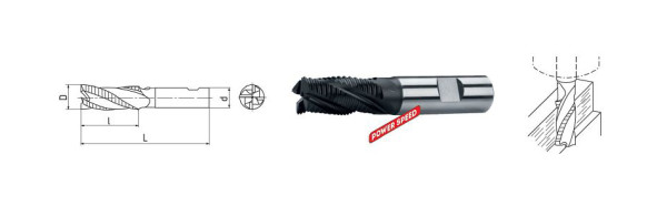 Fraise ELMAG HSSE PM DIN 844, Ø 16,0 mm (courte), 73105