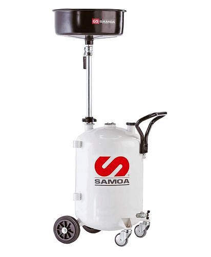 Collecteur mobile d'huiles usées DENIOS, avec entonnoir collecteur, 70 litres, 305379