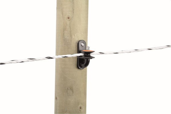 Isolateur d'angle en rouleau Gallagher , adapté aux torons et cordons, paquet de 5, 029013