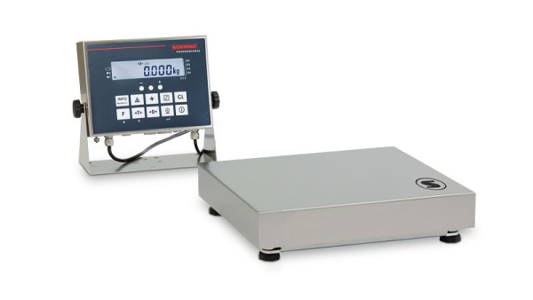 Balance de table Soehnle standard, avec borne 3010, charge maximale : 3 kg, incrément de chiffres : 0,1 g, 310 x 275 mm, 9390.01.140