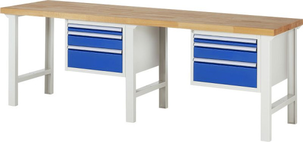 Etabli RAU série 7000 - modèle 7126, L2500 x P700 x H840 mm, 13-7126A1-257B4S.11