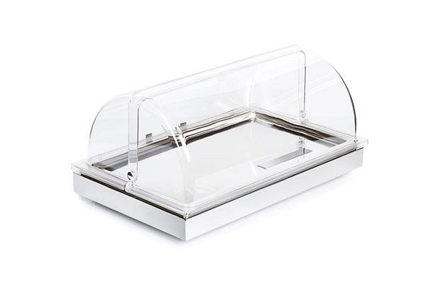 APS Cool Plates Set 2, 53 x 32,5 cm, hauteur : 27,5 cm, inox 18/10, poli, élément de base GN 1/1, plateau en inox GN 1/1, 12941