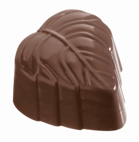 Moule à chocolat Schneider feuille de bouleau, 37x31x16mm, 275x135 mm, 421046