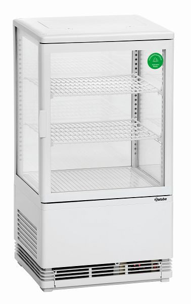 Vitrine réfrigérée Bartscher Mini 58 l, blanche, 700258G