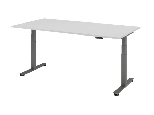 Hammerbacher bureau assis-debout électrique 200x100cm gris, VXDSM2E/5/G