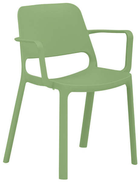 Chaise Mayer Sitzmöbel avec accoudoirs, 100 % polypropylène, résistante aux UV et aux intempéries, adaptée à un usage extérieur, 2051_69