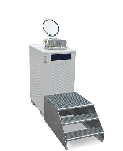 Multi-collecteur DENIOS MS-TP-E, 1300 litres, peint, pour point d'éclair inférieur à 55° C, 123-568