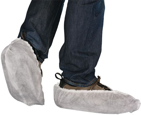 Couvre-chaussures DS SafetyWear, bas, polypropylène SBPP, bleu, UE : 500 pièces, H3602