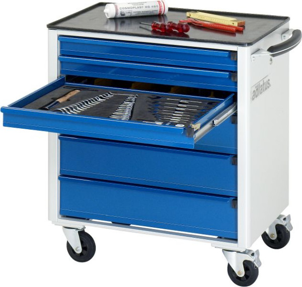 Chariot à outils RAU série Adlatus modèle 7330, L700 x P500 x H795 mm, avec support métallique, 02-7330.11