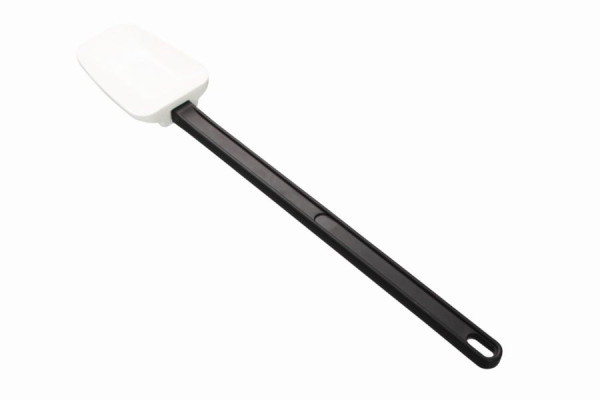 Cuillère grattoir à manche Schneider blanc/noir, longueur: 450 mm, grattoir: 116x68mm, 200762