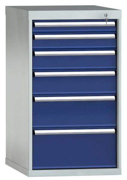 Armoire à tiroirs KLW 1000 x 572 x 750 mm H x L x P, dimensions d'installation : 900 mm, division : 27x36 unités, SEB1000-06EP-001