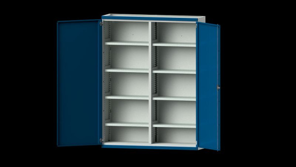 Etablis ANKE, armoire pour charges lourdes, modèle 401, 1485 x 400 x 1950 mm, RAL 7035/5010, 620.151