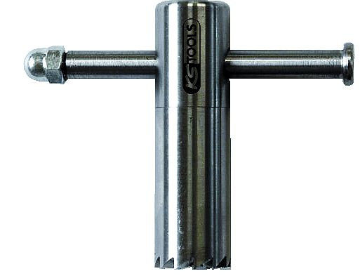 KS Tools Fraise à siège d'étanchéité 3/8", 0°, diamètre 22 mm avec alésage, 150.1486