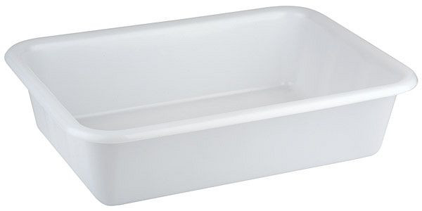 Baignoire APS, 61 x 44 cm, hauteur : 15 cm, polyéthylène, blanc, 25 litres, 11940