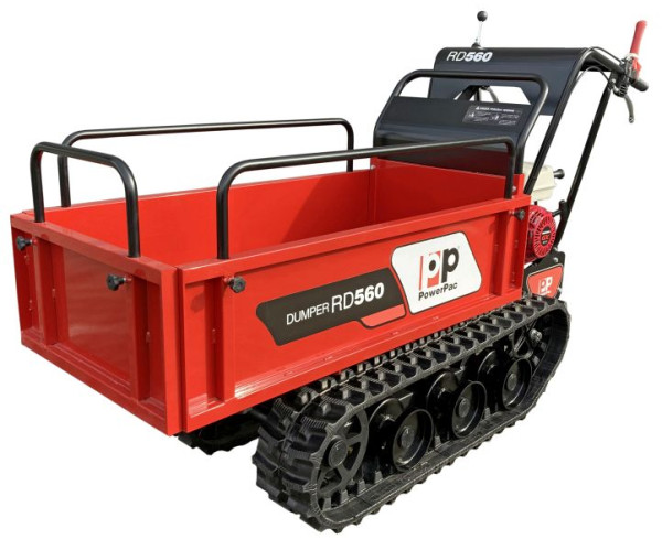 Dumper sur chenilles PowerPac type RD560 - plateau, RD560P