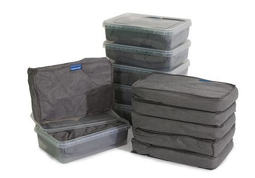 Coussinets absorbants DENSORB en coques, version "Universelle", 6 coques + 12 coussinets absorbants, 123-130