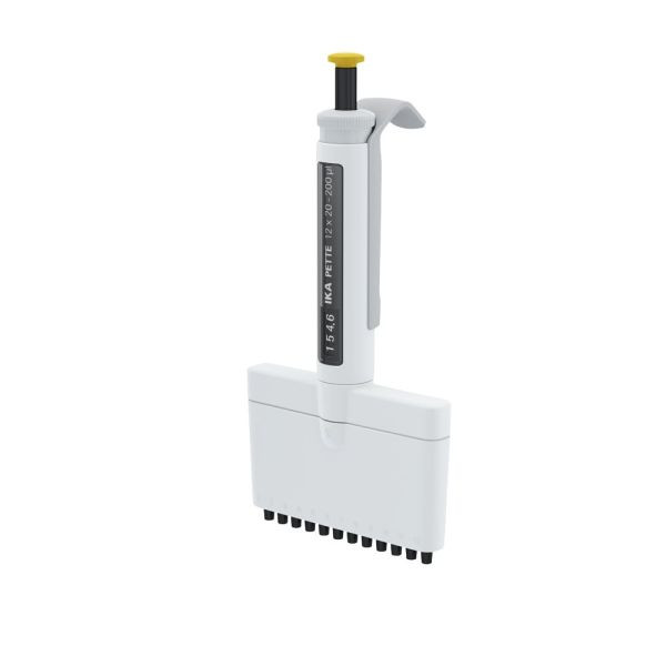 Pipette IKA, 12 canaux, volume variable, IKA PETTE multi 12 x 20 - 200 µl, 0020017948