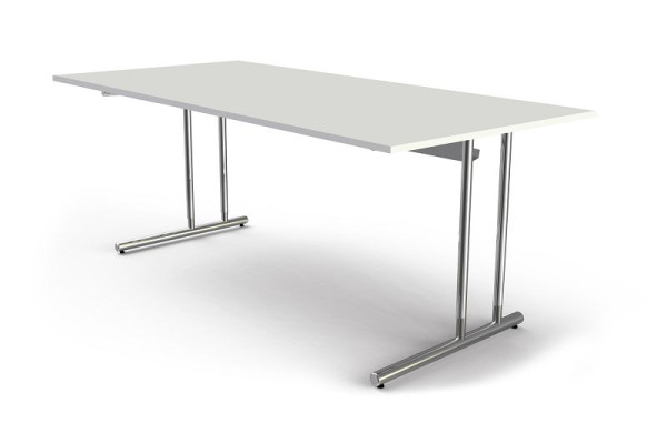 Bureau Kerkmann extra large, L 2000 x P 1000 x H 680-820 mm, Artline, couleur : blanc, 11766310