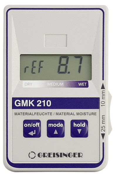 Humidimètre Greisinger GMK 210 pour caravanes et bateaux, 600107