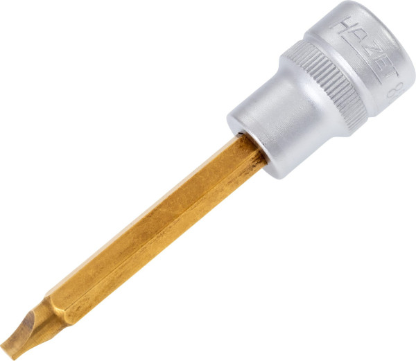 Douille tournevis Hazet, carré creux 10 mm (3/8 pouce), profil fendu, 1 x 5,5 mm, 8803-1X5.5