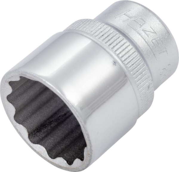 Douille Hazet, Bi-Hex, Carré creux 10 mm (3/8"), Profil de traction double hexagonal extérieur, 11/16", 880AZ-11/16