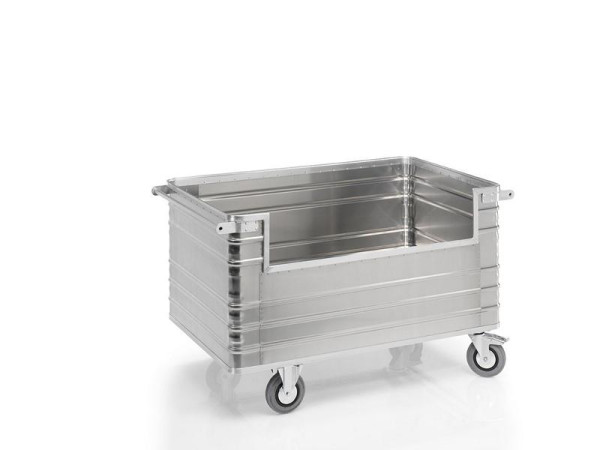 Chariot de transport Gmöhling avec découpe murale longitudinale G®-TRANS D 3808, 945 l, 020380801