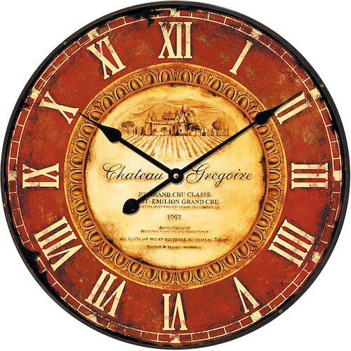 Horloge murale à quartz Technoline &quot;1992&quot;, matériau MDF, dimensions: Ø 50 cm, WT 1511