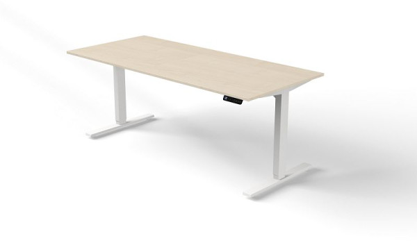 Table assis/debout Kerkmann L 1800 x P 1000 mm, réglable en hauteur électriquement de 720 à 1200 mm, Move 3, érable, 10381350