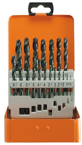Cassette de perçage Projahn HSS-R 19 pièces 1-10 / 0,5 mm ECO, 60001