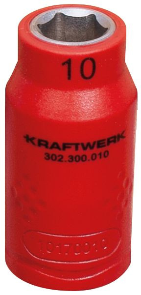 Kraftwerk Douille d'électricien 3/8" 10 mm VDE, 302.300.010