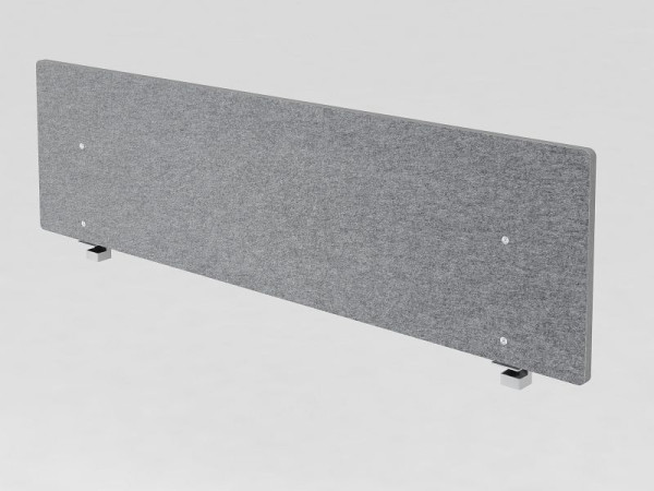 Cloison acoustique Hammerbacher 180 cm, gris chiné, 179,5x2,7/5x50 cm (LxPxH), VARW18/5