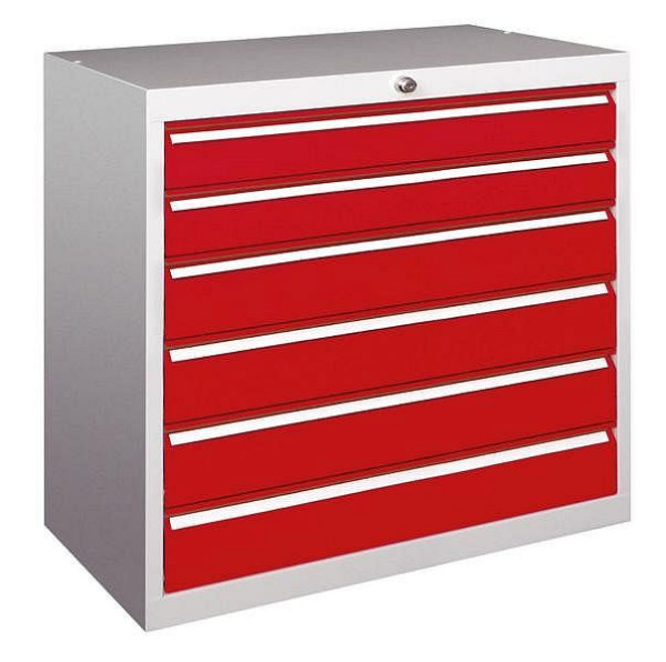 Armoire à outils PAVOY avec guides à rouleaux, capacité de charge 50 kg, largeur de l'armoire 715 mm, hauteur 800 mm, 43454-080-002