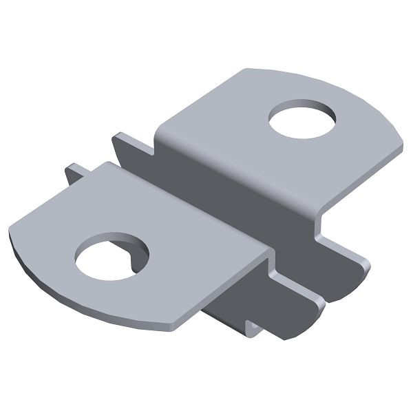 Système d'éléments PORTE-INSERTION 2 CTÉS POUR POUTRE EN U, SB, PU : 120 pièces (10 unités de 12 pièces), 11611-00000