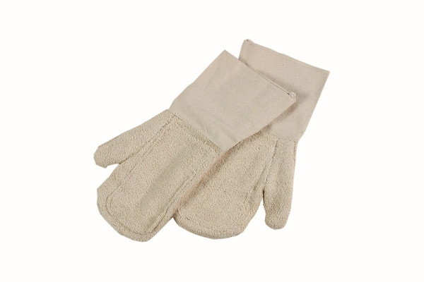 Gants de cuisson Schneider avec poignées en peluche, 400 x 150 mm, poignets longs, 1 paire, 310003