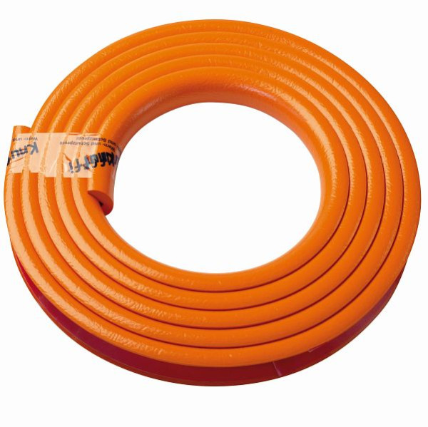 Protection d'angle Knuffi, profil d'avertissement et de protection type A, orange, 5 mètres, PA-900110