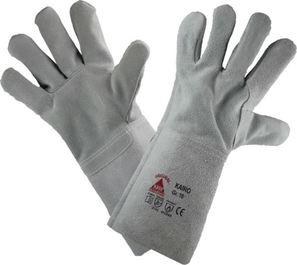 Hase Safety KAIRO-long, gants de sécurité 5Fg., pour soudeurs, taille : 10, UE : 6 paires, 295000-10